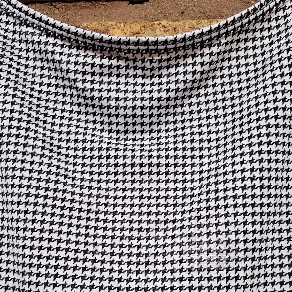 Lane Bryant Women's White & Black Checkered Tank Top Size 14/16W - Picture 6 of 7